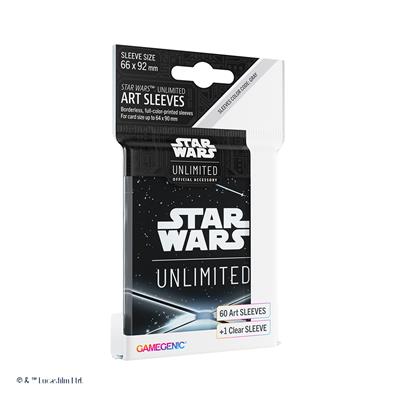 Star Wars: Unlimited - Art Sleeves (Black Black)