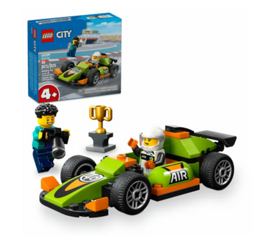 City Green Race Car Set