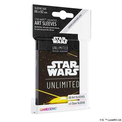 Star Wars: Unlimited - Art Sleeves (Black Yellow)