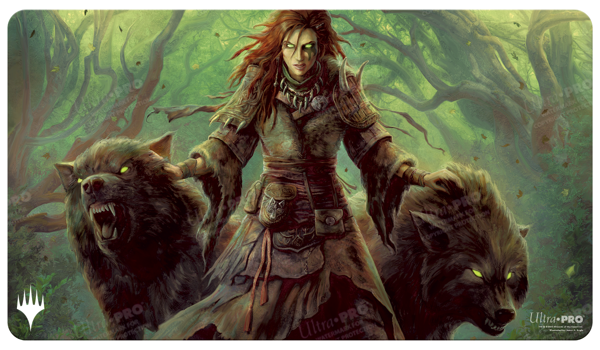 Ultra PRO: Playmat - Commander Legends Battle for Baldur's Gate (Faldorn, Dread Wolf Herald)