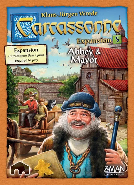 Carcassonne Exp 5: Abbey and Mayor