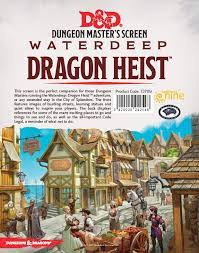 Dungeons & Dragons RPG: Dungeon Masters Screen (Dragon Heist)