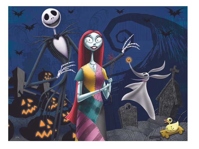 Disney Tim Burton's The Nightmare Before Christmas Sally and Jack Prime 3D  Puzzle 500 Pieces