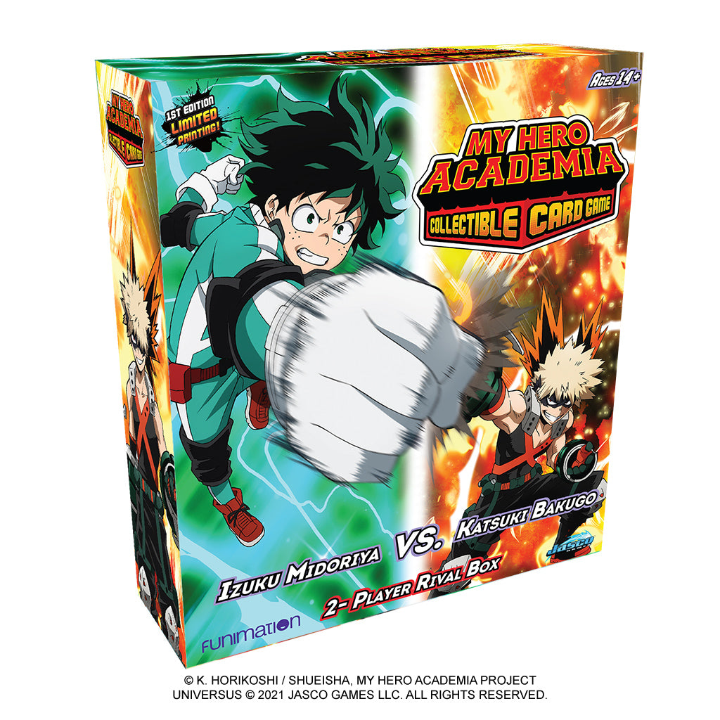 My Hero Acadamia: Izuku Midoriya vs. Katsuki Bakugo 2-Player Rival Box